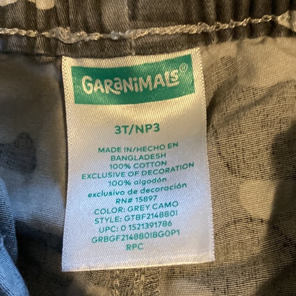 Boys Camouflage Toddler Pants - Picture 4 of 4